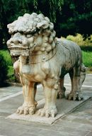 Stone Lion, Sacred Way, Ming Tombs, Beijing